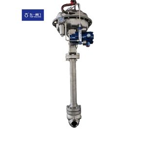 China Factory Customized Industrial Pneumatic Regulating Cryogenic Valve Stainless Steel CF8m Welded Single Seat ISO 28921-1 LNG LPG Valve