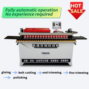 Multi-Functional Edge Banding Machine for Buffing and Trimming