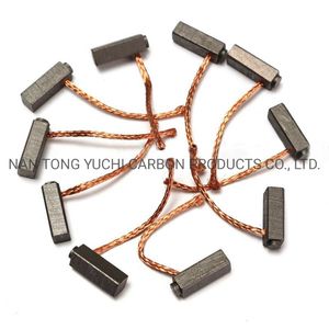 Customized 5X6X14mm Carbon Brushes Motor Brush Replacement for Traction Motor