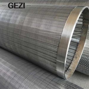 25um Stainless Steel Wedge Wire Mesh /Johnson Screen /V Shape Wire Screen