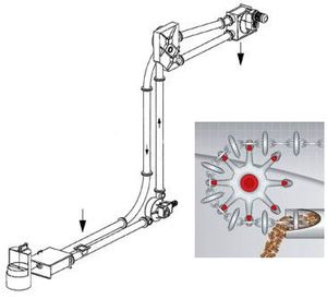 Enclosed Conveying Tube Chain Conveyor for Bulk Material