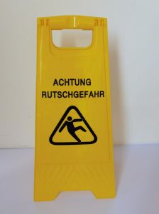 Traffic Sign Identification Road Sign Board Outdoor Caution Wet Floor Sign