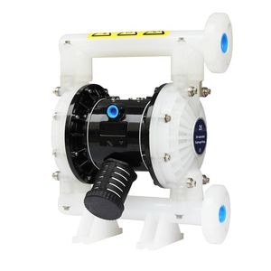 Plastic PVDF Pneumatic Water Alkali Acid Transfer Double Diaphragm Pump