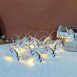 Enchanting String Light Unicorns for Magical Home Decor