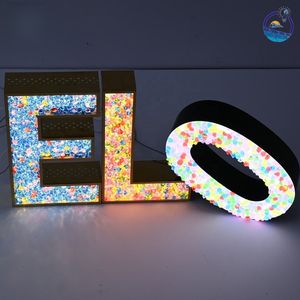 Premium Stainless Steel 3D LED Frontlit Custom Luxury Shop Sign Board Letters