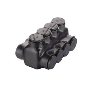 Multi Splice Connector 4 Port Insulated Dual Entry Power Wire Range 2/0-6 AWG