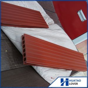 Green Wood Plastic Composite Decking WPC Outside Board