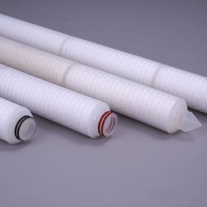 Hydrophobic PTFE Membrane Pleated 0.1um 0.22um 0.45um 0.65um 1.2um Air Filter Cartridge