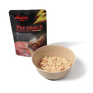 80g Wet Cat Food Various Flavors Pouches Wet Food Cats Mousse Texture Wet Food for Cat Pouch