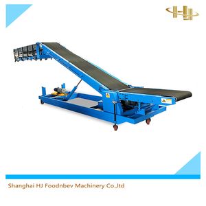 Movable Telescopic Belt Conveyor for Truck Loading and Unloading Inclined Extendable Conveyor System for Warehouse and Logistics Use