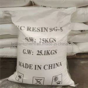Suspension Grade Plastic Pipe Materials Polyvinyl Chloride Sg3 Sg5 Sg8 PVC Resin