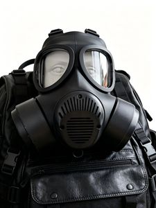 Industrial Grade Dust Poison Gas Integrated Protective Gas Mask for Chemical Workshop