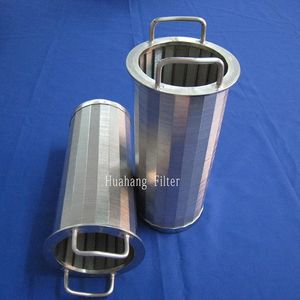 High-Performance Johnson Wedge Wire Cylinder Baskets Corrosion Resistant Stainless Steel 304/316 Basket Strainer for water Filtration