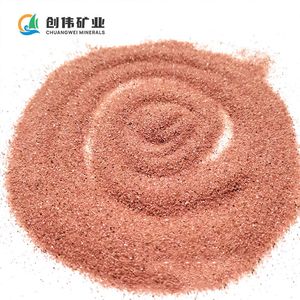 High Hardness High Purity Sea Pink Garnet Sand 20/40/60/80 Grit Sandblasting Abrasive