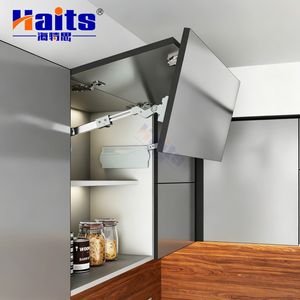 Adjustable Upward Folding Door Soft-Open Gas Spring Lift Stay Grey