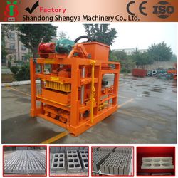 Automatic Concrete Hollow Block Making Machine (QTJ4-26C)