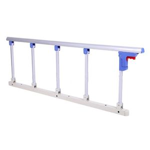 Metal Hospital Equipment Bed Side Rail Collapsible Guard Rails