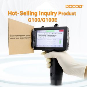 Docod OEM/ODM G100 Tij Multi-Function Handheld Inkjet Printer Portable Batch Coding Machine for Cable Impresora De Inyeccion De Tinta