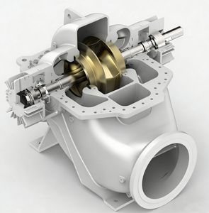 High-Flow Double Entry High Efficiency Stainless Steel Water Supply Centrifugal Pump