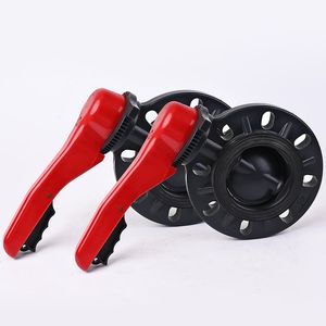 Metric DIN UPVC Lever Butterfly Valve (DN25-DN150) Wafer Type