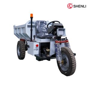 Mining Electric Cargo Tricycle 1.5 Ton 4kw AC Motor Hydraulic Dumper