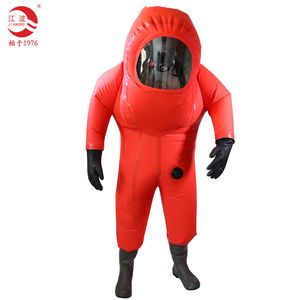High-Quality Professional Gas-Tight Chemical Protective Clothing with Certification