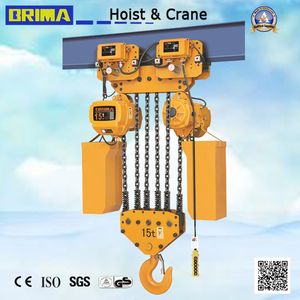 Brima 15t 3m Double Speed Electric Chain Hoist with Electric Trolley