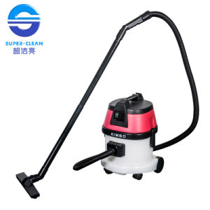 Commercial 15L Plastic Tank Wet and Dry Vacuum Cleaner with Ce