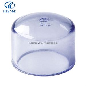 UPVC Plastic Clear Cap for Water Treatment with High Quality by Hzvode