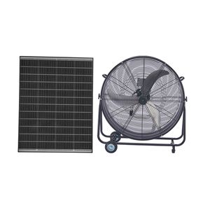 Strong Drum Exhaust Ventilation Fan 24 Inch 30 Inch Cylindrical Solar Powered Industrial Fan Blowing Machine