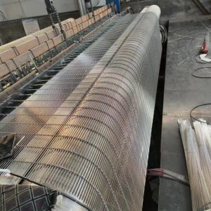Architectural Wire Mesh--Tec-Sieve Multi-Barrette Weave/Cable Mesh System