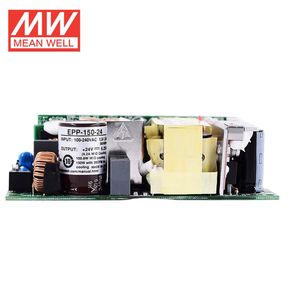 Mean Well EPP-150-24 Series 150W Single-Output Switching Power Supply with Pfc Function, Selectable Output 12/15/24/27/48V