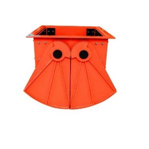 Jaw Type Gate Valve for Belt Conveyor System Carbon Steel Conveyor Components
