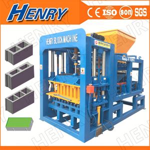 Qt4-20 Automatic Hydraulic Cement Block Making Machine Concrete Paver Block Machine