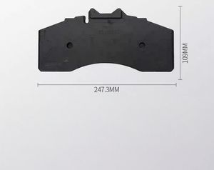 Semi-Trailer Brake Pads, BPW Axle Disc Brake Pads, Caliper Brake Disc Pads, 1013-Ton Original Trailer Parts.