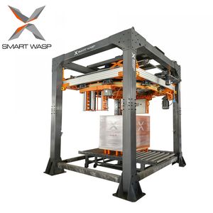 Smart Wasp High Speed Ring Type Fully Automatic Pallet Wrapping Machine