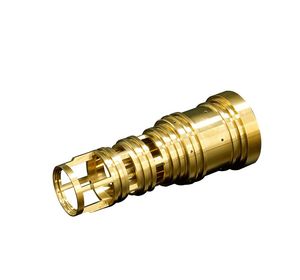 Copper Brass CNC High Precision Machinery Machining Part for Oil Pipe Quick Connector