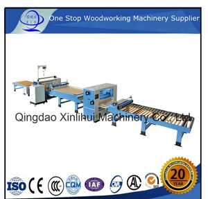 Automatic Paper/ PVC/ PUR /Film/ Foil Laminating Machine Sticking Machine Woodworking Machine with Auto Cutter/ Feeding and Loading/ Auto Turnover Device