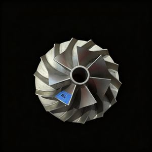 High Precision Closed Impeller, CNC Turning and Milling Composite Machining, Optional in Copper/Stainless Steel/Titanium Alloy