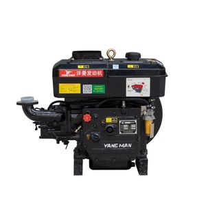 4 Stroke Power Silent Vibration Damped Air Cooled/Water Cooled Yangman High Speed Marine Single Cylinder Small Truck Diesel Engine for Generator Set