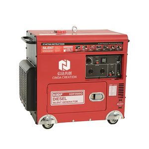 Multi-Purpose Silent Diesel Generator Set for Portable Power Supply 8kw/8.3kVA/9.3kVA