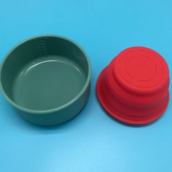 Wholesale Custom Portable Folding Outdoor Collapsible Silicone Rubber Dog Bowls Travel Pet Bowl