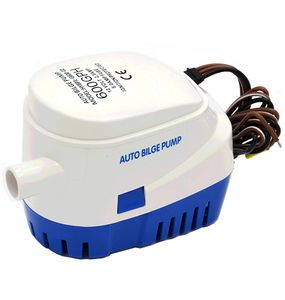Boat Marine Automatic Submersible Bilge Water Pump DC 12V 24V 600gph