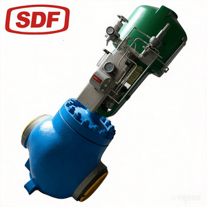 Rotary Pneumatic Control Valve with High Torque Piston Actuator System