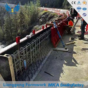 Durable Precast Anti-Collision Block Formwork Customized Full Steel Formwork for Concrete Barrier Construction