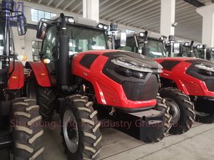 Chinese Agricultural Farm Small Four Wheeled Agriculture Compact Td Yto Dong Fang Hong Yangdong 6-Cylinde Euro Five Engine Lawn Mower 85HP 90HP 100HP Tractor