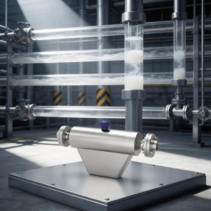 Stainless Steel Dual Tube Coriolis Mass Flow Meter for Chemical Batching and Dosing