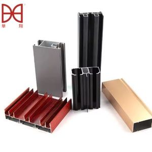 Hm Aluminum Profile Wood Grain Anti-Printing Material Used for Doors and Windows