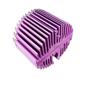 Black Anodized Aluminum Heat Sink for Stage Light