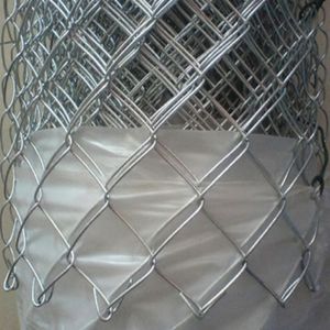Diamond Mesh Fence Galvanized PVC Coated Chain Link Wire Mesh